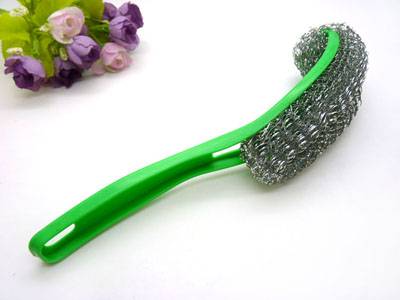 塑料长柄去油污清洁刷 厨房清洁刷子用品-长把塑料柄锅刷	