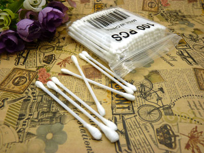 木棒棉签 无菌棉签 化妆棉棒-塑料秆棉签	