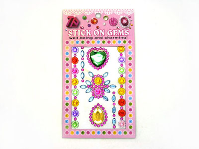 手机贴画水晶贴水钻贴纸立体贴玩具宝石奖励贴-2号