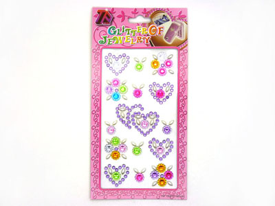 汽车贴 笔记本水钻贴纸 钻石贴纸-4号	