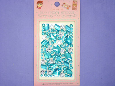 手机大颗粒宝石 儿童奖励贴画 独立有背胶-11号	