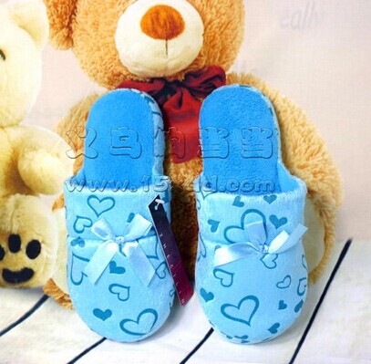 秋冬新品牛筋底棉拖鞋家居鞋男女情侣地拖	