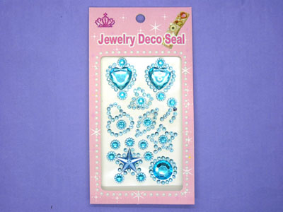 手机贴画水晶贴水钻贴纸立体贴玩具宝石奖励贴-+8号 