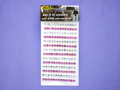 水晶钻石粘贴 奖励贴彩色闪钻水钻手工 立体贴纸画-+11号