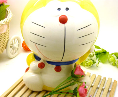 创意储蓄罐 开运开业摆件/8寸机器猫存钱罐