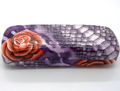 精品眼镜盒 编织纹镜盒----蛇皮眼睛盒