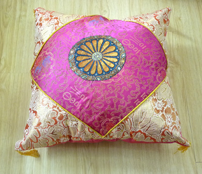 唯美古典英伦清新花纹纯棉沙发靠垫抱枕 车用靠枕 -抱枕