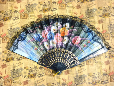 中国风古典随身携带折叠扇子 夏日必备清凉风扇-----13号