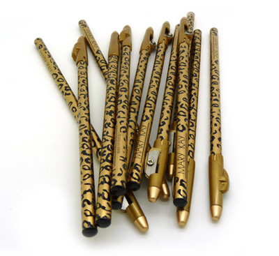 火烈鸟豹纹 时尚化妆工具 -豹纹眉笔（带卷笔刀）