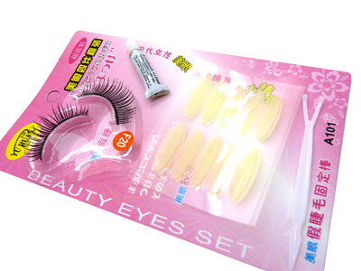 自然仿真浓密假睫毛手工自然假睫毛---101自然仿真假睫毛	