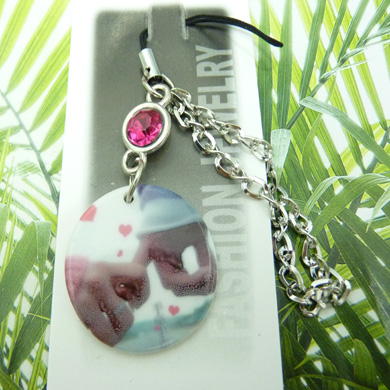 小可爱清新镶钻卡通挂件	