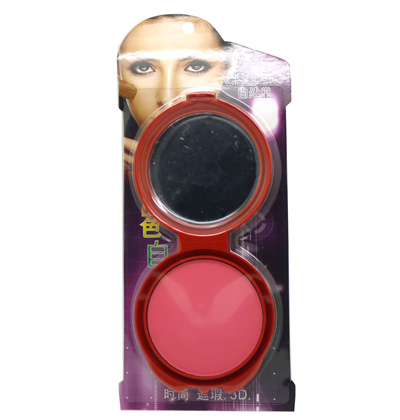 彩妆圆形腮红蜜粉状圆形腮红	