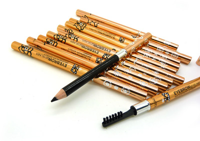 自然生动眉笔 防水防汗不晕染 眉笔+眉刷 花眉神器轻柔细腻 