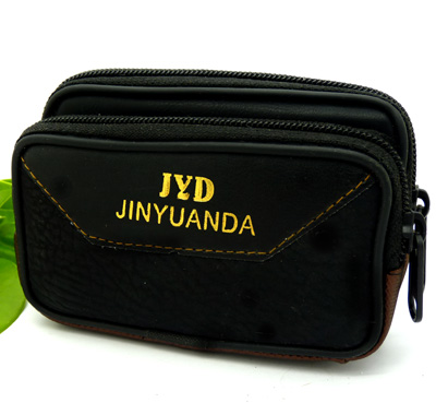 男士腰带小挂包 休闲腰间皮包	