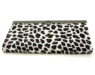 新款潮流女包  韩版长款女式钱夹 女士豹纹钱包