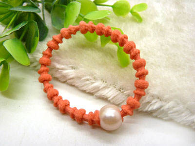 韩国发饰头饰韩国发绳头绳珍珠发圈头花皮筋扎头发造型小饰品 -21号	