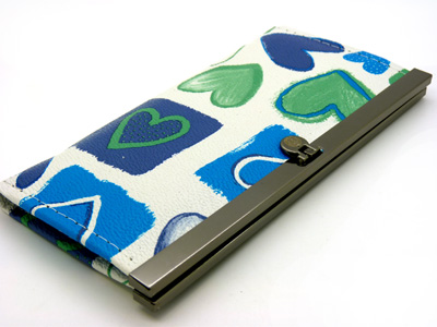 新款礼物潮流女包韩版长款桃心手包钱包 女式钱夹