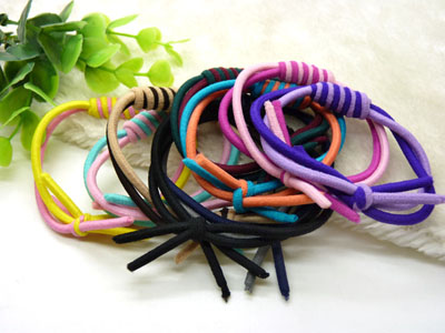 韩版打底多色多层发圈超弹力耐用皮筋发饰头饰 -20-10号	