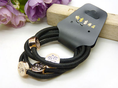 韩版头饰发饰女发圈发绳皮筋头绳头花扎头发皮套黑色百搭 -13号	