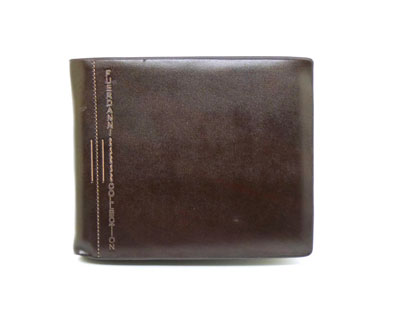 纯皮时尚新款男士钱包 横短款皮商务皮夹 -韩版钱夹