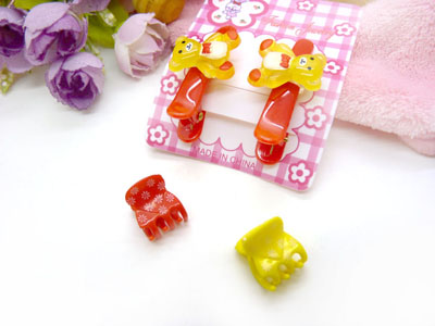 卡通鸭嘴夹边夹发卡边夹-长通鸭嘴夹十套装-29号	