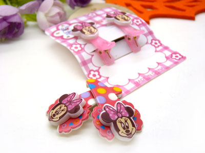 儿童发饰宝宝卡通鸭嘴夹边夹发卡边夹-长通对夹十鸭嘴夹套装-27号	