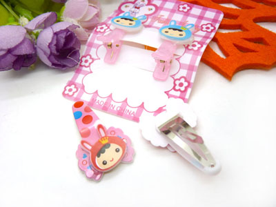 儿童发饰宝宝卡通鸭嘴夹边夹发卡边夹-长通对夹十鸭嘴夹套装-27号