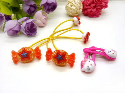 儿童发饰宝宝卡通鸭嘴夹边夹发卡边夹-长通对夹十头扣组合-20号