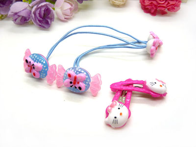 儿童发饰宝宝卡通鸭嘴夹边夹发卡边夹-长通对夹十头扣组合-20号