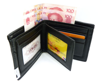 纯皮正品个性新款男士短款潮流 男韩版学生钱夹票夹