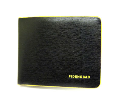  男横款钱夹 男式皮夹票夹 韩版时尚钱包