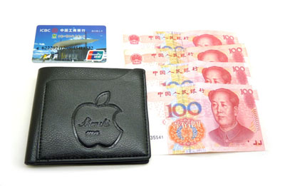 新款男士皮夹 短款钱包 皮夹牛皮钱夹 -男钱包	