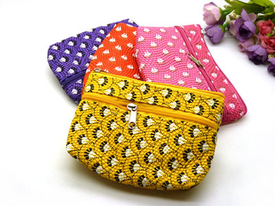 稻草人女包正品零钱包牛皮真皮手机包	