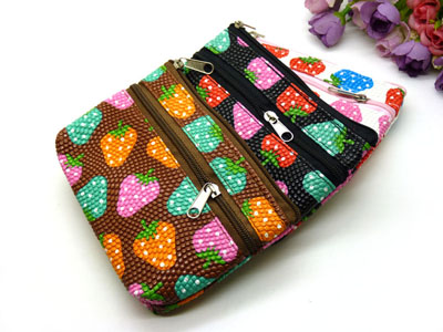 稻草人女包正品零钱包牛皮真皮手机包