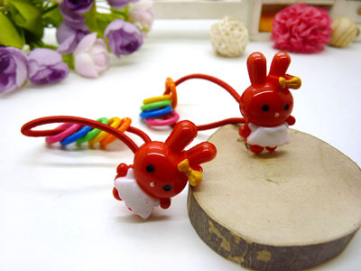 儿童发饰宝宝卡通鸭嘴夹边夹发卡边夹-长通对夹头扣皮筋组合-24号