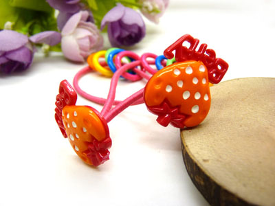 儿童发饰宝宝卡通鸭嘴夹边夹发卡边夹-长通对夹头扣皮筋组合-24号	