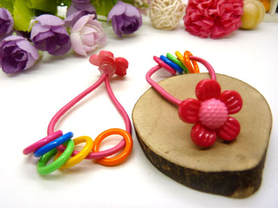 儿童发饰宝宝卡通鸭嘴夹边夹发卡边夹-长通对夹头扣皮筋组合-24号	