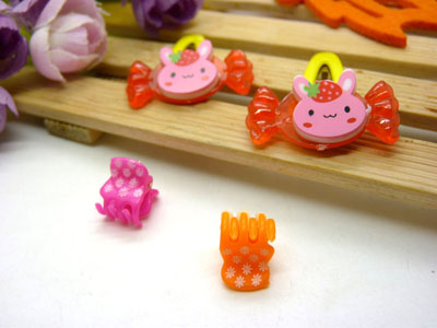 儿童发饰宝宝卡通鸭嘴夹边夹发卡边夹-长通对夹十小爪组合-19号