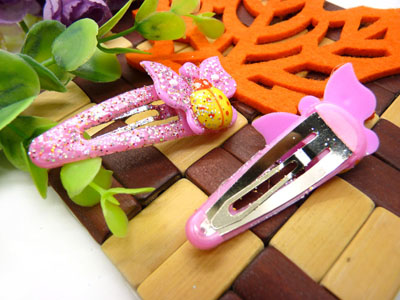 儿童发饰宝宝卡通鸭嘴夹边夹发卡边夹-长通对夹-15号