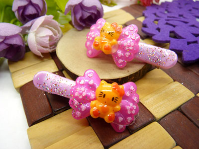 儿童发饰宝宝卡通鸭嘴夹边夹发卡边夹-长通鸭嘴夹对夹-30号	