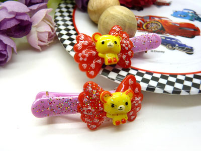 儿童发饰宝宝卡通鸭嘴夹边夹发卡边夹-长通鸭嘴夹对夹-30号	