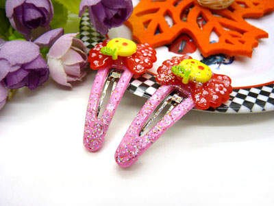 儿童发饰宝宝卡通鸭嘴夹边夹发卡边夹-长通对夹-14号