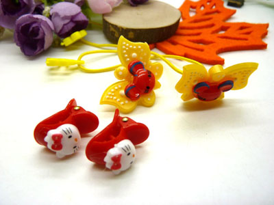 儿童发饰宝宝卡通鸭嘴夹边夹发卡边夹-长通对夹长通皮筋十长通爪夹-7号	