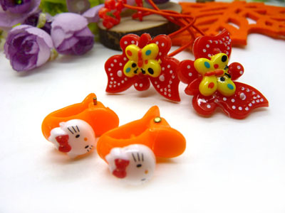 儿童发饰宝宝卡通鸭嘴夹边夹发卡边夹-长通对夹长通皮筋十长通爪夹-7号	