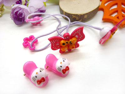 儿童发饰宝宝卡通鸭嘴夹边夹发卡边夹-长通对夹长通皮筋十长通爪夹-7号	