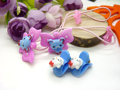 儿童发饰宝宝卡通鸭嘴夹边夹发卡边夹-长通对夹长通皮筋十长通爪夹-7号	