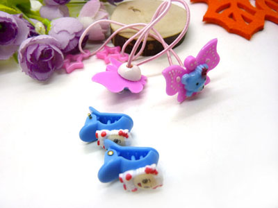 儿童发饰宝宝卡通鸭嘴夹边夹发卡边夹-长通对夹长通皮筋十长通爪夹-7号	