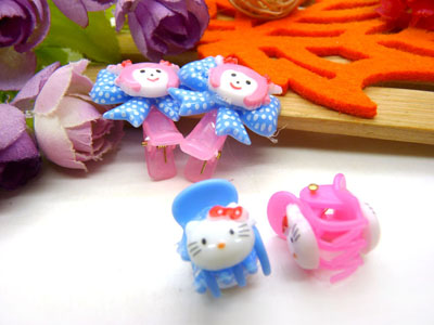 儿童发饰宝宝卡通鸭嘴夹边夹发卡边夹-长通鸭嘴夹十长通爪夹-5号	