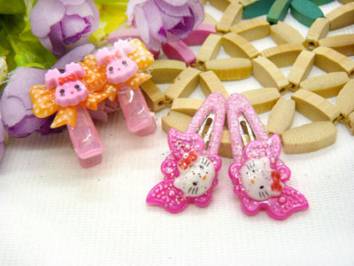 儿童发饰宝宝卡通鸭嘴夹边夹发卡边夹-长通对夹十鸭嘴夹-4号