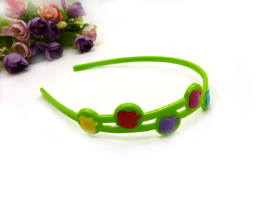 儿童发卡发饰塑料发箍头箍糖果色头饰刘海卡留海卡发卡发箍	